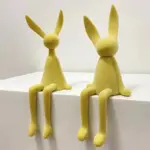 Homeko Nordic Abstract Rabbit Sculptures