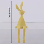 Homeko Nordic Abstract Rabbit Sculptures