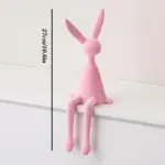 Homeko Nordic Abstract Rabbit Sculptures