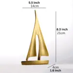 Homeko_Nordic_Abstract_Sailboat_Sculpture_-_-4267804 Homeko Nordic Abstract Sailboat Sculpture