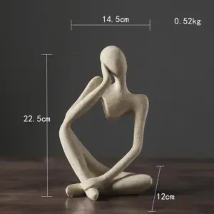 Homeko Nordic Abstract Thinker Statue