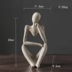 Homeko Nordic Abstract Thinker Statue