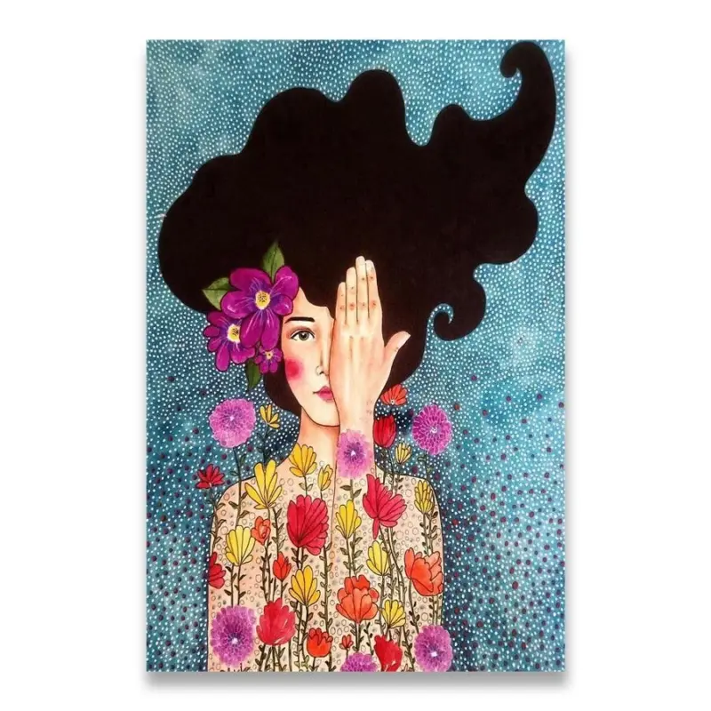 Homeko Nordic Abstract Woman Paintings