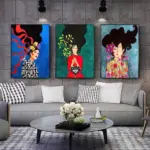 Homeko Nordic Abstract Woman Paintings
