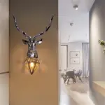 Homeko Nordic Antler Deer Wall Lamp