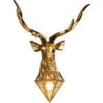 Homeko Nordic Antler Deer Wall Lamp