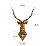 Homeko Nordic Antler Deer Wall Lamp