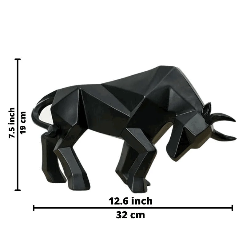 Homeko Nordic Bull Sculpture -