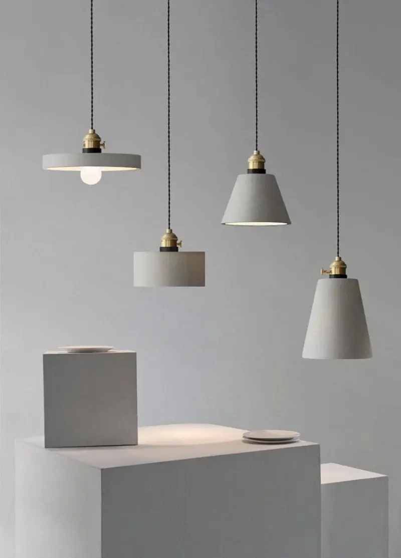 Homeko Nordic Cement Pendant Lights