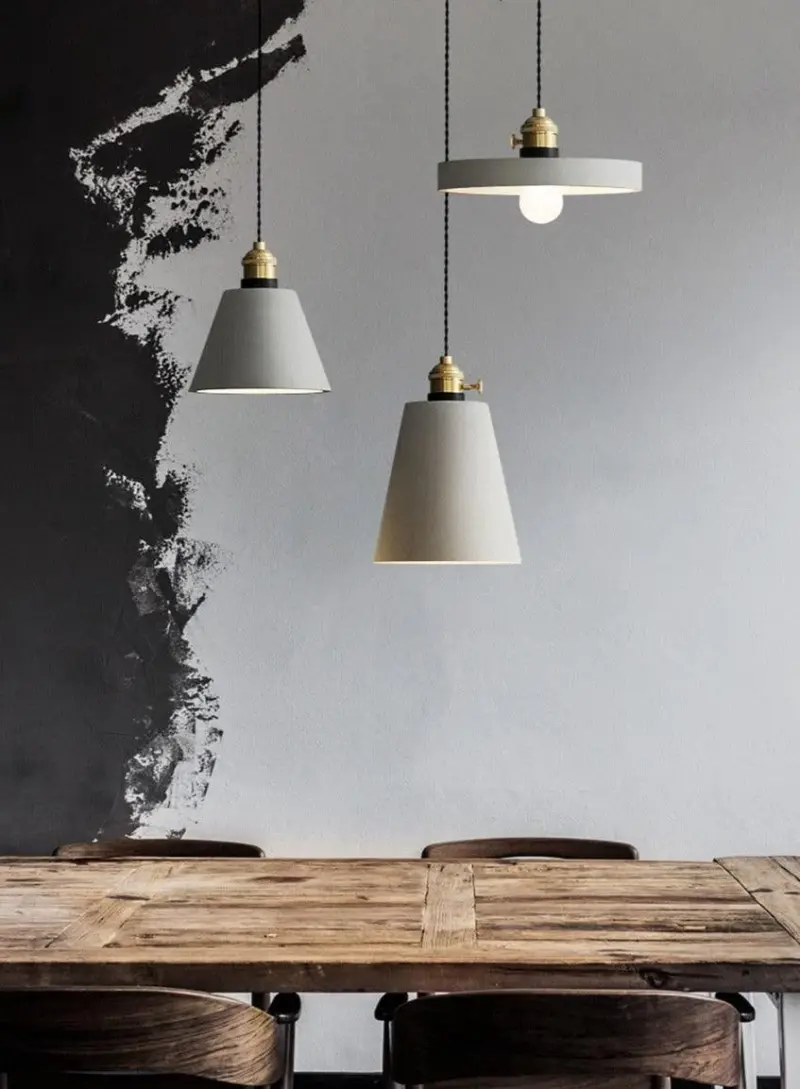 Homeko Nordic Cement Pendant Lights