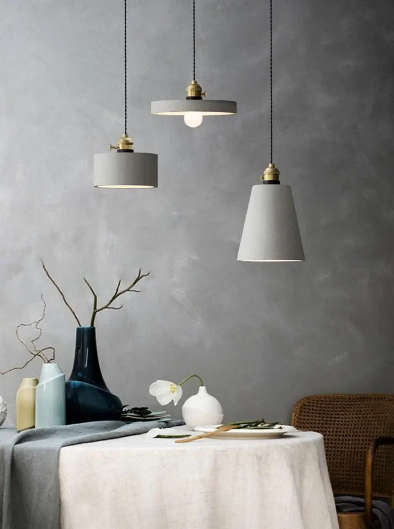 Homeko Nordic Cement Pendant Lights