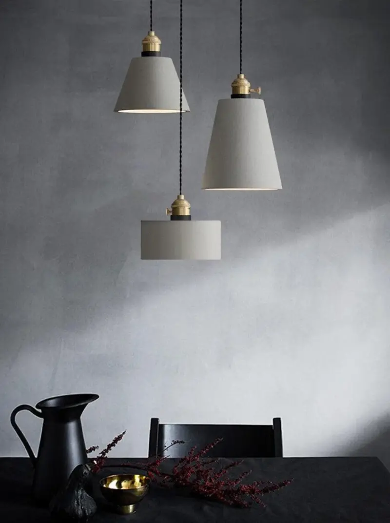 Homeko Nordic Cement Pendant Lights