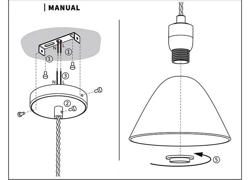 Homeko Nordic Ceramic Pendant Lights -