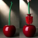 Homeko Nordic Cherry Toilet Brush and Holder