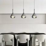 Homeko Nordic Designer Glass Teardrop Chandelier
