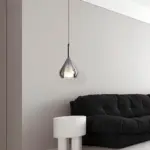 Homeko Nordic Designer Glass Teardrop Chandelier