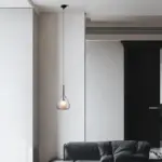 Homeko Nordic Designer Glass Teardrop Chandelier