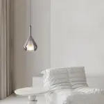 Homeko Nordic Designer Glass Teardrop Chandelier
