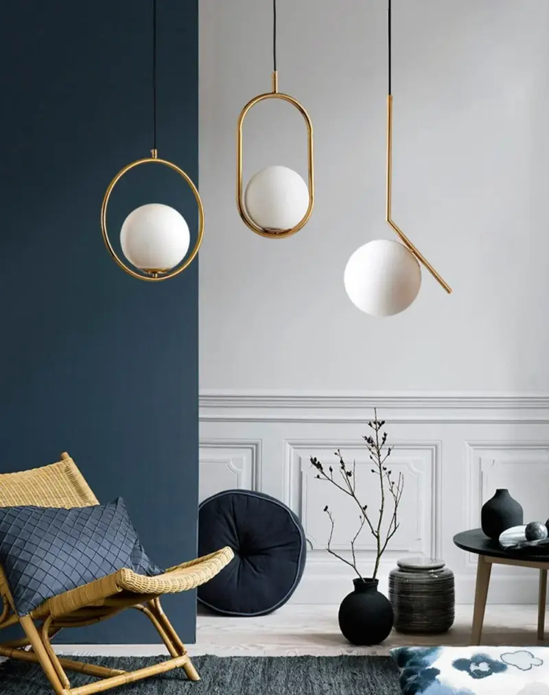 Homeko Nordic Glass Pendant Lights