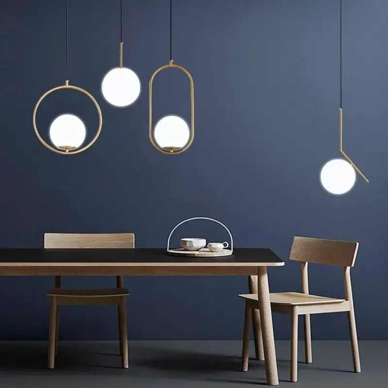 Homeko Nordic Glass Pendant Lights