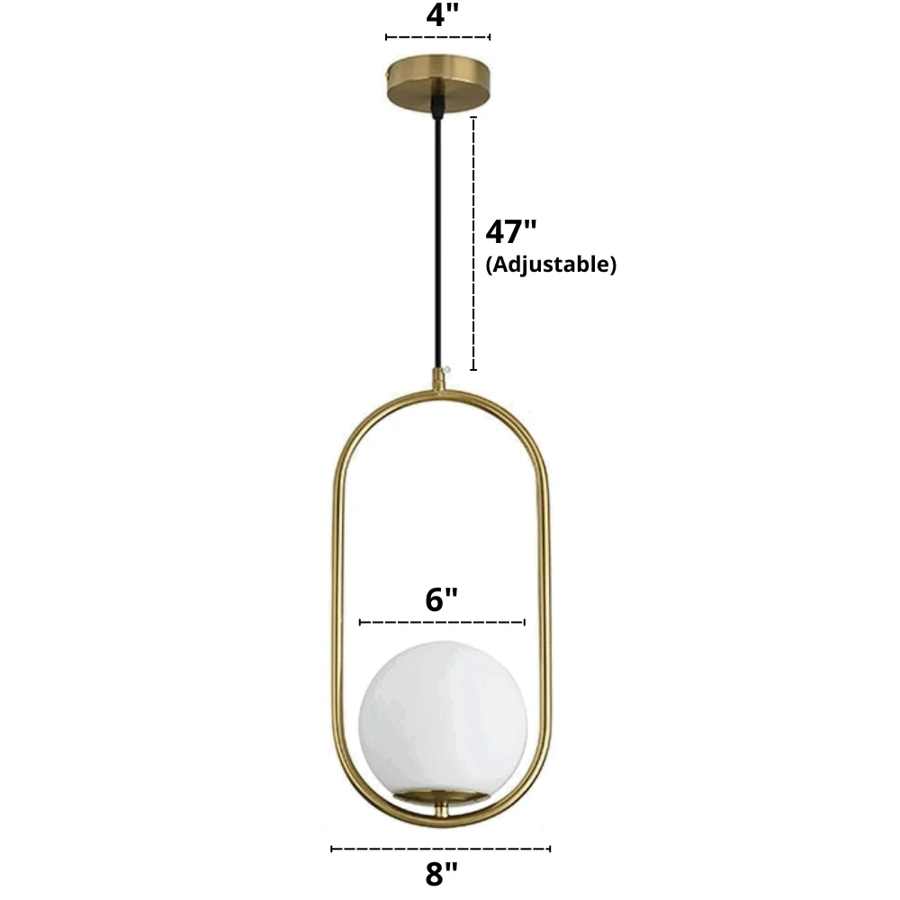 Homeko Nordic Glass Pendant Lights -