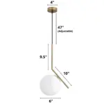 Homeko Nordic Glass Pendant Lights