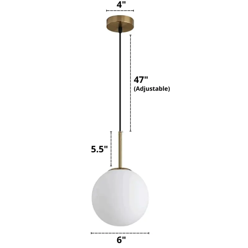 Homeko Nordic Glass Pendant Lights