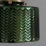 Homeko Nordic Green Glass Wall Sconce