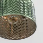 Homeko Nordic Green Glass Wall Sconce