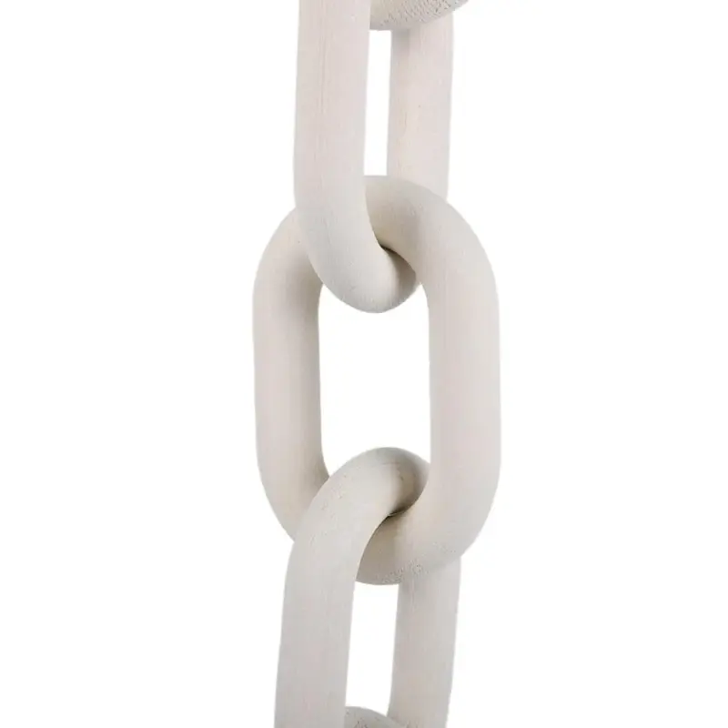 Homeko Nordic Hand Carved Wooden Chain Link Rope