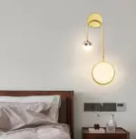 Homeko Nordic Headboards Round Ball Wall Lamp