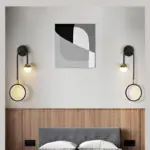 Homeko Nordic Headboards Round Ball Wall Lamp