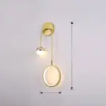 Homeko Nordic Headboards Round Ball Wall Lamp
