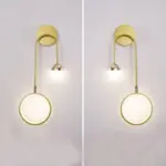 Homeko Nordic Headboards Round Ball Wall Lamp