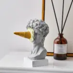 Homeko Nordic Ice Cream Face Sculpture
