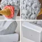 Homeko Nordic Ice Cream Face Sculpture