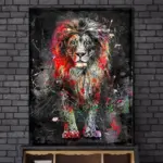 Homeko Nordic Lion Painting