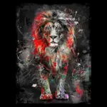 Homeko Nordic Lion Painting