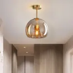Homeko Nordic Minimalist Dome Glass Ceiling Light