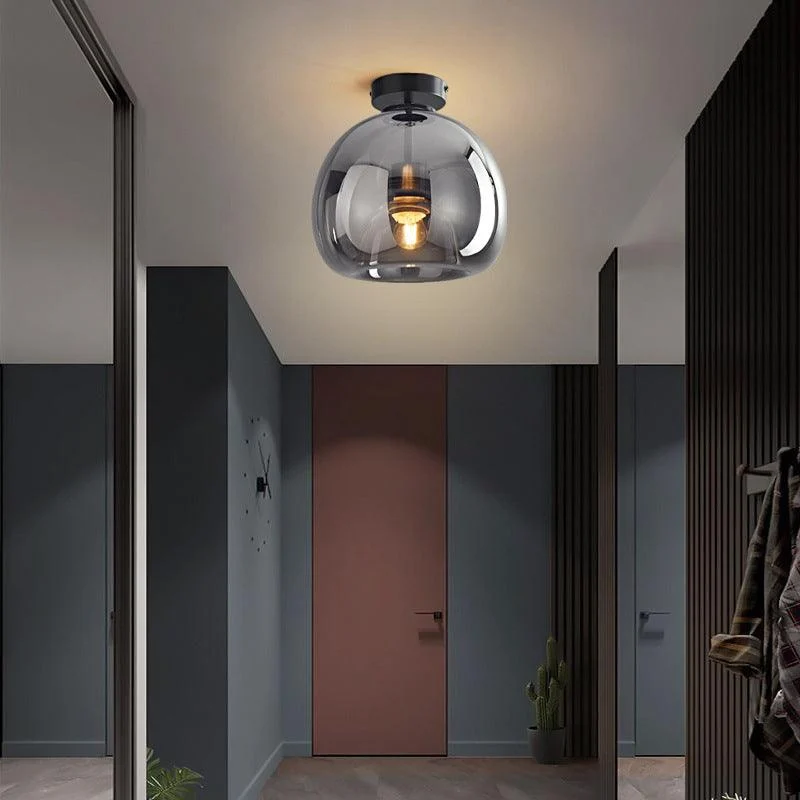 Homeko Nordic Minimalist Dome Glass Ceiling Light -
