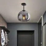 Homeko Nordic Minimalist Dome Glass Ceiling Light