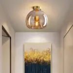 Homeko Nordic Minimalist Dome Glass Ceiling Light
