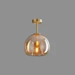 Homeko Nordic Minimalist Dome Glass Ceiling Light