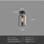 Homeko Nordic Minimalist Dome Glass Ceiling Light