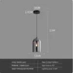 Homeko Nordic Minimalist Dome Glass Ceiling Light