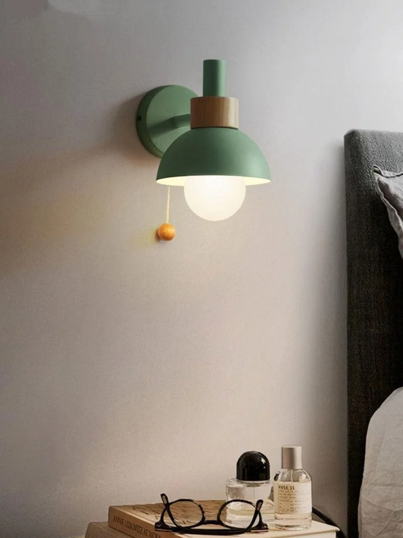 Homeko Nordic Pull Switch Wall Sconce -