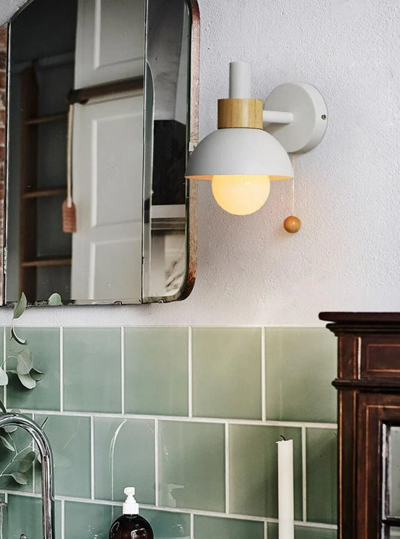 Homeko Nordic Pull Switch Wall Sconce -