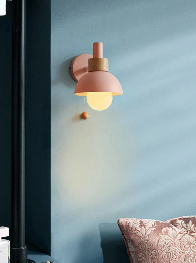 Homeko Nordic Pull Switch Wall Sconce -