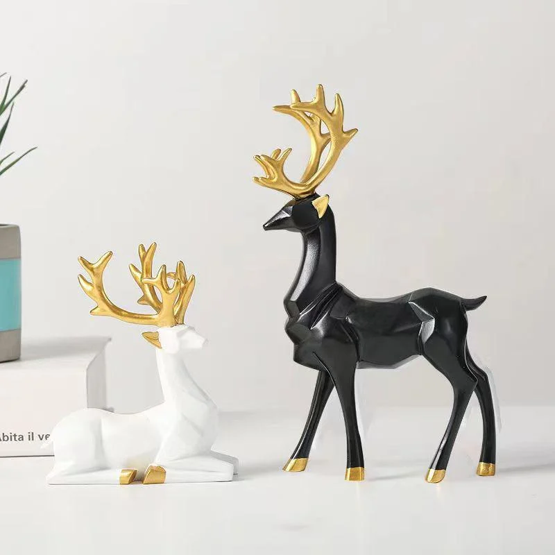 Homeko Nordic Reindeer Sculptures -