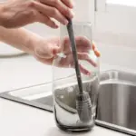 Homeko Nordic Silicone Cup Glass And Bottle Brush